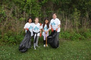trash cleanup Galveston Bay Watershed #2